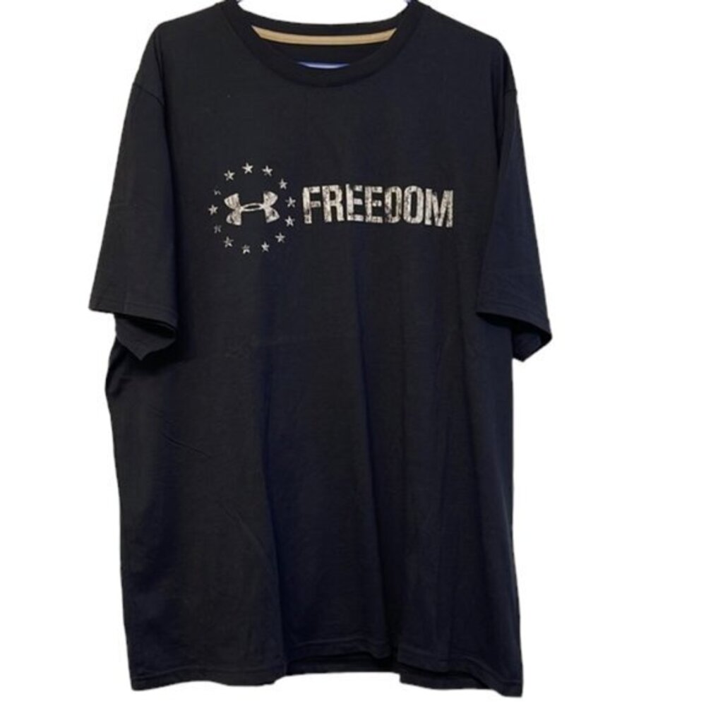 UA Under Armour Freedom Eagle Graphic Iconic Pullover Shirt Size 2XL EUC #2369